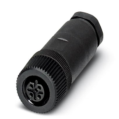 SACC-M12FSB-5CON-PG 9    Bus system connector, female, straight, 5-pos., M12, B-coded, screw connect