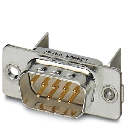 VS-09-ST-DSUB-LH-B    D-SUB contact insert, shell size 1, with nine signal contacts, contact type pi