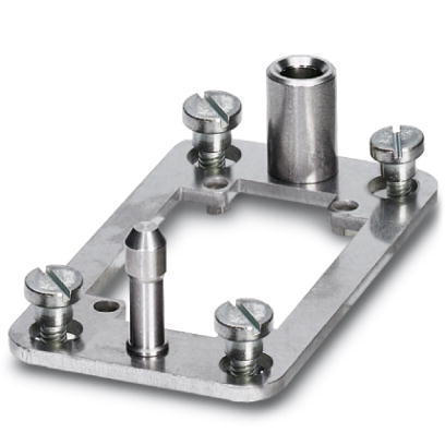 HC-B 6-ANDOCK    Docking frame for racks, for contact inserts of B10 type, with four M5 flat headed