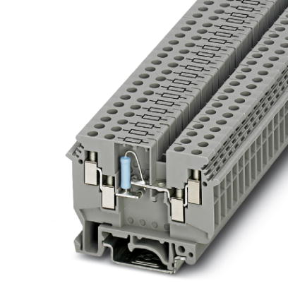 UDK 4-DUR 499    1-level terminal block with double connection on both sides, with fitted resistor 499 Ohm, ? 0.1%, 0.5 W, TCR ? 10 ppm/K, cross secti
