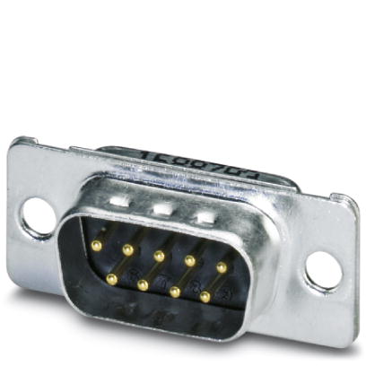 VS-09-ST-DSUB-EG    D-SUB contact insert, shell size 1, with nine signal contacts, contact type pin,