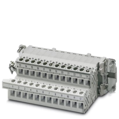 HC-B 24-A-UT-PER-F    HEAVYCON terminal adapter female insert, B24 series, 24-pos., left protective