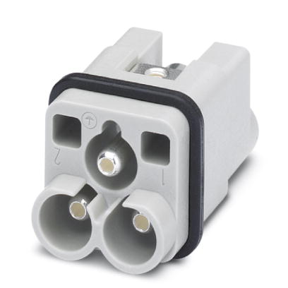 HC-HS 2-D7-ESTS    HEAVYCON male insert, HS2 series, 2+PE-pos., axial screw connection