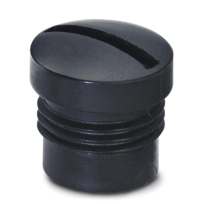 PROT-M12    An M12 screw plug for the unoccupied M12 sockets of the sensor/actuator cable, boxes and