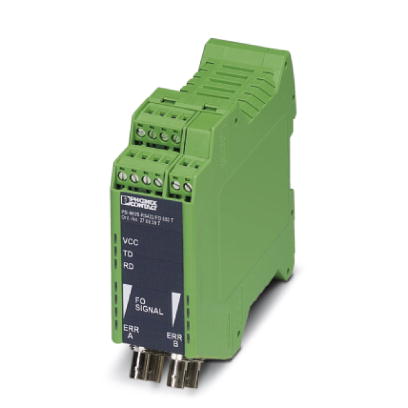 PSI-MOS-RS422/FO 850 T    FO converter with integrated optical diagnosis, alarm contact, for RS-422/RS-485 4-wire/ INTERBUS to 2 Mbit/s, T-coupler wit
