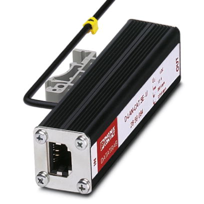 D-LAN-CAT.5E-U    DATATRAB adapter, protective adapter to be inserted into the data line for the protection of the LAN interfaces, without RJ45 cable