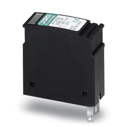 PT 2X1VA- 60AC-ST    Protective plug PT with protective circuit for higher signal voltages, 2-channel, visual fault warning. Nominal voltage: 60 V AC