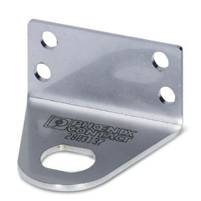 CN-UB/MP-90DEG-50    Angled bracket for individually fixing CN-UB... to housing panels, for example.