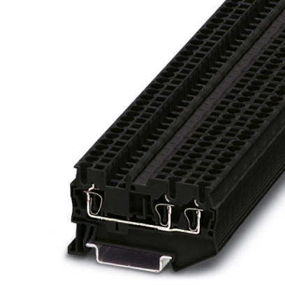 ST 2,5-TWIN BK    Feed-through modular terminal block, Type of connection: Spring-cage connection, Spring-cage connection, Cross section: 0.08 mm? - 4
