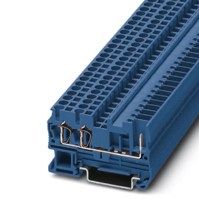 ST 2,5-TWIN/ 1P BU    Pluggable spring-cage modular terminal block, Type of connection: Special and hybrid connection, Cross section: 0.08 mm? - 4 mm?