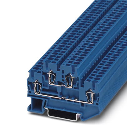 STTB 2,5 BU    Feed-through modular terminal block, Cross section: 0.08 mm? - 4 mm?, AWG: 28 - 12, Connection type: Spring-cage connection, Width: 5.2