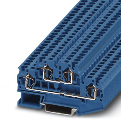STTB 4 BU    Feed-through modular terminal block, Cross section: 0.08 mm? - 6 mm?, AWG: 28 - 10, Connection type: Spring-cage connection, Width: 6.2 m
