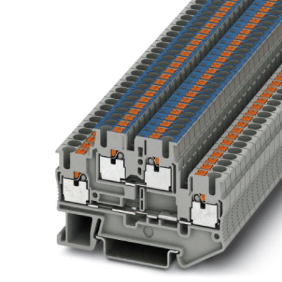 PTTB 2,5-L/N    Feed-through modular terminal block, Cross section: 0.14 mm? - 4 mm?, AWG: 26 - 12, Connection type: Leg spring connection, Width: 5.2