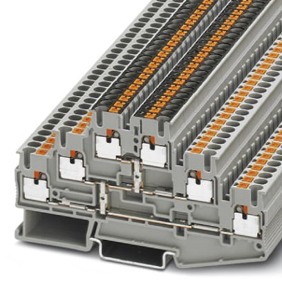 PT 2,5-3PV    Feed-through modular terminal block, Type of connection: Leg spring connection, Leg spring connection, Cross section: 0.14 mm? - 4 mm?,