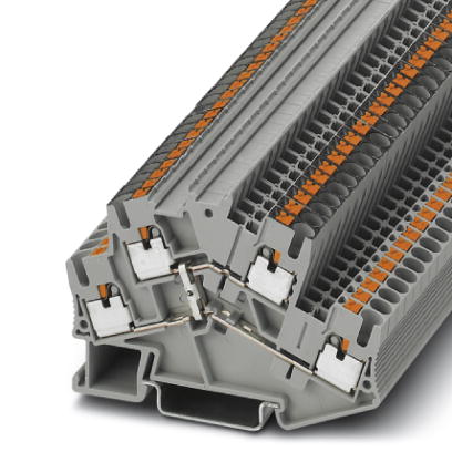 PTTBS 2,5-PV    Feed-through modular terminal block, Cross section: 0.14 mm? - 4 mm?, AWG: 26 - 12, Connection type: Leg spring connection, Width: 5.2