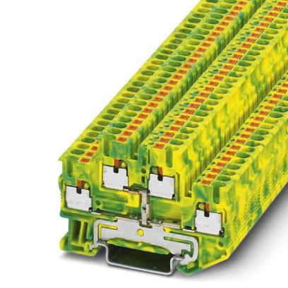 Image PTTB 2,5-PE    Ground modular terminal block, Cross section: 0.14 mm? - 4 mm?, AWG: 26 - 12, Connection type: Leg spring connection, Width: 5.2 mm, Co