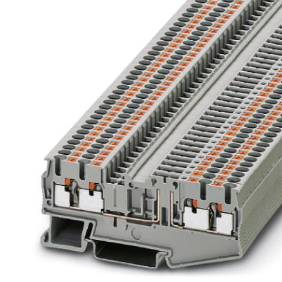 PT 2,5-QUATTRO-TG    Feed-through modular terminal block, Connection type: Leg spring connection, Cross section: 0.14 mm? - 4 mm?, AWG: 26 - 12, Nomin