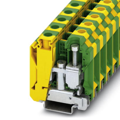 USLKG 35 N    Ground modular terminal block, Type of connection: Screw connection, Load current : 125 A, Cross-section: 10 mm? - 35 mm?, Width: 16 mm,