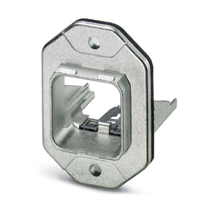 VS-PPC-F1-RJ45-MNNA-1R-F    RJ45 panel mounting frame, IP67, for push-pull interlocking, metal, with