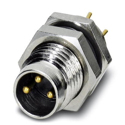 SACC-DSI-M 8MS-3CON-L180    Sensor/actuator flush-type connector, male, 3-pos., M8, rear/screw mount