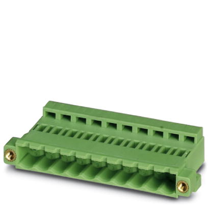 ICC 2,5/ 2-STZFD-5,08    Plug component, Nominal current: 12 A, Nom. voltage: 250 V, Pitch: 5.08 mm,