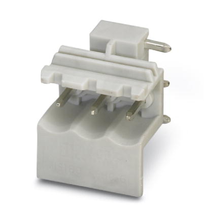 MSTBO 2,5/ 3-G1R KMGY    Header, Pitch: 5 mm, Number of positions: 3, Color: gray, Assembly: Soldering