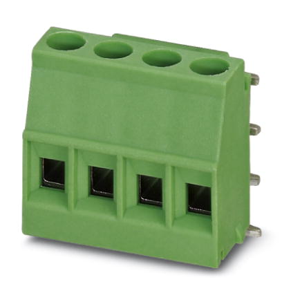 MKDSO 2,5/ 4-R    PC terminal block, Nominal current: 24 A, Nom. voltage: 320 V, Pitch: 5 mm, Number