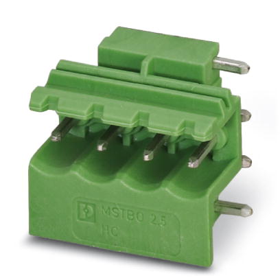 MSTBO 2,5/ 4-G1R    Header, Nominal current: 12 A, Nom. voltage: 250 V, Pitch: 5 mm, Number of posit