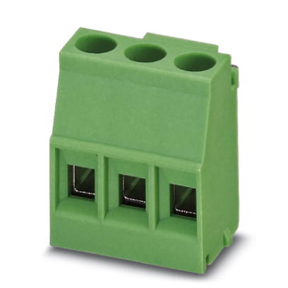 MKDSO 2,5/ 3-L    PC terminal block, Nominal current: 24 A, Nom. voltage: 250 V, Pitch: 5 mm, Number