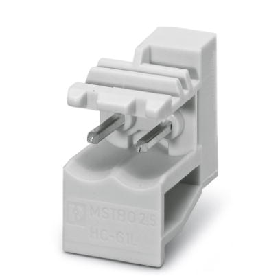 MSTBO 2,5/ 2-G1L KMGY    Header, Pitch: 5 mm, Number of positions: 2, Color: green