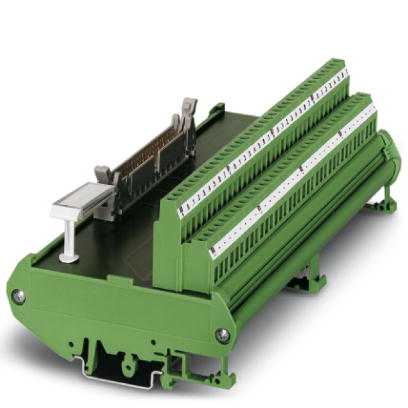 FLKM 50/32M/PLC    VARIOFACE interface module, for 32 channels, each with an additional terminal block per signal for a common minus potential