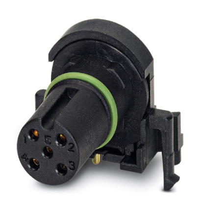 SACC-CI-M12FS-5CON-L90 SCO    Sensor/actuator flush-type connector, socket, 5-pos., A-coded, with an