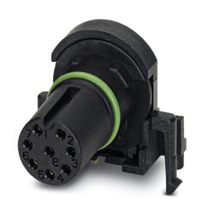 SACC-CI-M12FS-8CON-L90 SCO    Sensor/actuator flush-type connector, socket, 8-pos., A-coded, with an