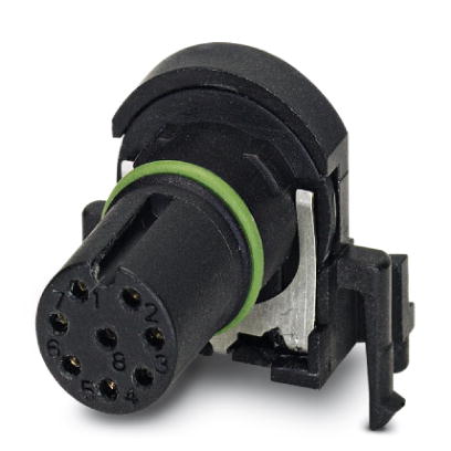 SACC-CI-M12FS-8CON-L90 SH SCO    Sensor/actuator flush-type connector, socket, 8-pos., A-coded, shie
