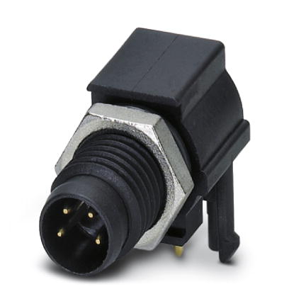 SACC-DSIV-M 8MS-4CON-L 90    Sensor-/Aktor-Einbausteckverbinder, Stecker, 4-polig, M8, Hinterwand-/S
