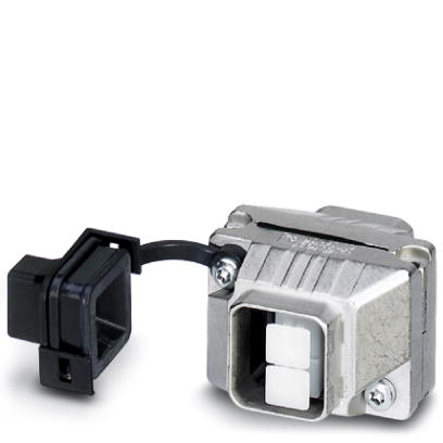 VS-PPC-J-1-SCRJ-MNBK    SCRJ push-pull coupling, IP67, metal, CAT5e, with protective cover, color: N