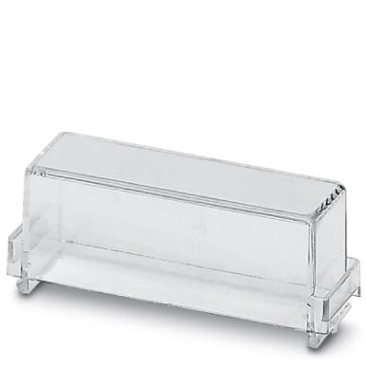 EMG 15-H 15MM KLAR    Cover, for the contact and dust-protected encapsulation of the components, in transparent design. Height: 15 mm, width: 15 mm