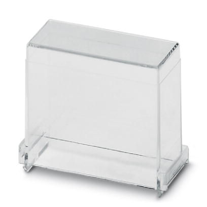 EMG 75-H 7,5MM KLAR    Cover, for the contact and dust-protected encapsulation of the components, in transparent design. Height: 7.5 mm, width: 75 mm