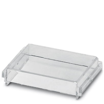 EMG 30-H 7,5MM KLAR    Cover, for the contact and dust-protected encapsulation of the components, in transparent design. Height: 7.5 mm, width: 30 mm