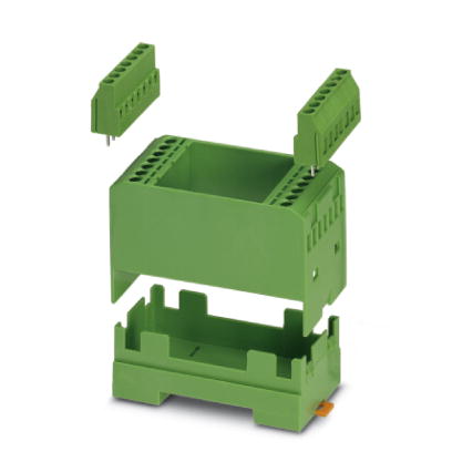EMG 37-LG/SET    Electronic housing set, consisting of electronic housing and printed circuit termination blocks, pitch 5
