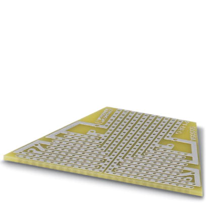 P 1-UEG    PCB for custom fitting electronic components