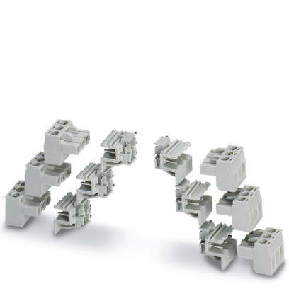 MSTBO 2,5/ 3-6 ST SET KMGY    Kit consisting of COMBICON header and screw connectors for 6x3 positions (18-pos.), color: Light gray