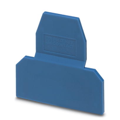 D-UKK 3/5 BU    End cover for modular terminal blocks, Length: 56 mm, Width: 2.5 mm, Height: 62 mm, Color: blue