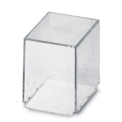 UM-H    Transparent hood, for one base element, UM-BEFE (with 2 UM-SE) snaps on, 60 mm wide, 50 mm high