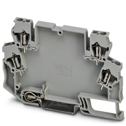 STTCO-LG 2,5/4 PE GY    Housing fully equipped, for maximum no. of components, with additional PE contact, 4-pos., color: Gray