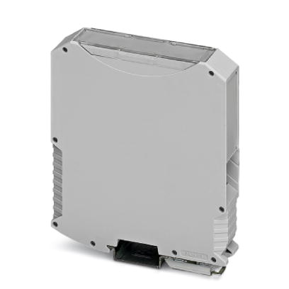 ME MAX 22,5 G U-U1 KMGY    Electronic housing consisting of: Housing shells left and right, front plate, transparent cover, metal foot catch and sprin