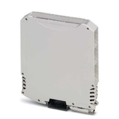 ME MAX 17,5 3-3 KMGY    Electronic housing consisting of: Housing shells left and right, front plate, transparent cover, metal foot catch and spring,