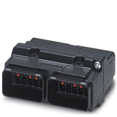VS-PPC-J-4X-1227    Power H distributor, 4 x MSTB contact inserts, metal housing, without mounting s