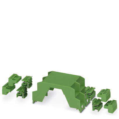 ME 45 OT-MSTBO SET    Housing upper part, complete with COMBICON headers and screw plugs for full equipping. 32-pos., housing width: 45 mm