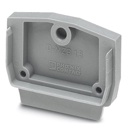 D-MZB 1,5    End cover for modular terminal blocks, Length: 32 mm, Width: 4 mm, Color: gray
